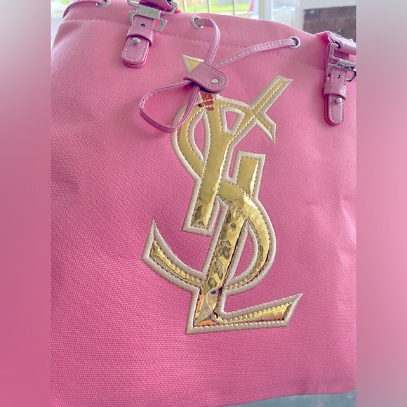 NWOT Authentic YVES SAINT LAURENT TOTE BAG - Picture 3 of 8